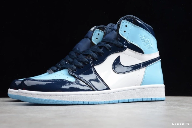 UNC 1 Retro Air CD0461-401 Patent High OG Jordan 0710